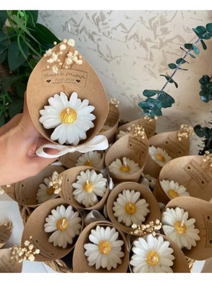 Bernami Dekoratif Pinterest Papatya Mum Buketi Nişan,kına,söz,nikah,doğum ve Dekoratif Için Hediyelik Ürün Papatya Buketi-20 Adet