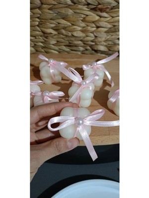 Bernami Dekoratif Pinterest 20 Adet Pembe Hediyelik Mum #bebek#söz#nişan#dıgumgünü