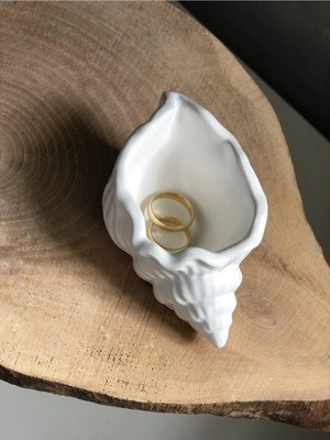 Bernami Şamdan Pinterest Istiridye/deniz Kabuğu Biblo Tabak/takı Organizeri/beton Obje