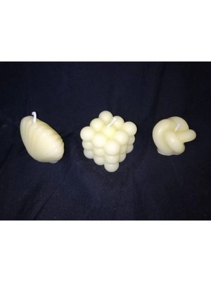 Bernami Şamdan Pinterest Bubble Mum Biblo Set 3'lü