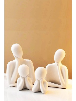 Bernami Dekoratif Pinterest Dekoratif Biblo Iki Çocuklu Aile Biblo Seti