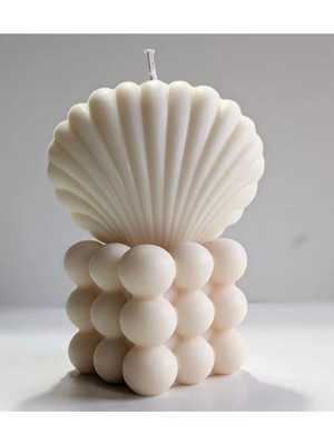 Bernami Dekoratif Pinterest Soya Bubble ve Istiridye 2li Set Shell Organizer Takı Tabağı Sunumluk