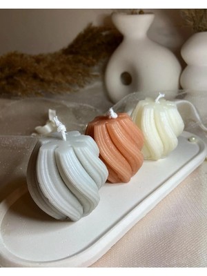 Bernami Dekoratif Pinterest Küçük Burgu Esanslı 3’lü Mum