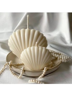 Bernami Dekoratif Pinterest 2'li Istiridye Mum Set Kokulu