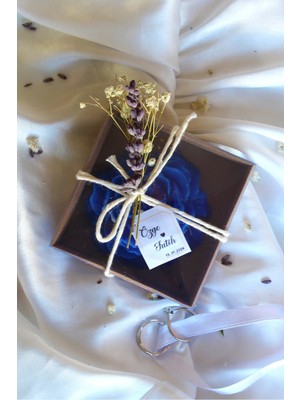 Bernami Biblo Pinterest Hediyelik Mum Sevgililer Günü,söz, Nişan,doğum Günü,şakayık Mum Vanilya Kokulu Mavi 1 Adet