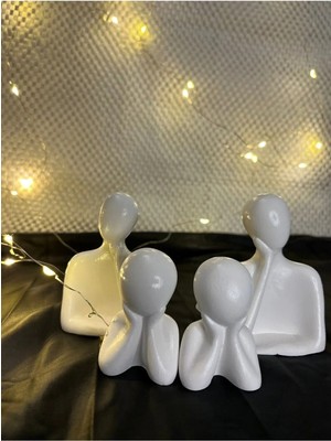 Bernami Şamdan Pinterest 4 Kişilik Modern Soyut Beton Aile