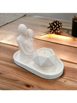 Bernami Şamdan Pinterest Biblo Sarılan Çift, Geometrik Mumluk ve Yatay Stand