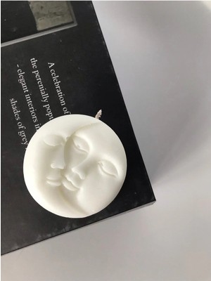 Bernami Dekoratif Pinterest Dekoratif Güneş Ay Kokulu Mum Beyaz