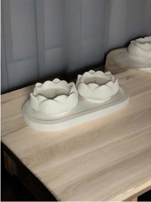 Bernami Dekoratif Pinterest Ikili Lotus Sunumluk Mum