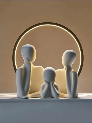 Bernami Biblo Pinterest 3 Kişilik Beton Heykel Obje Biblo Aile Beton Minimal Obje Biblo Aile