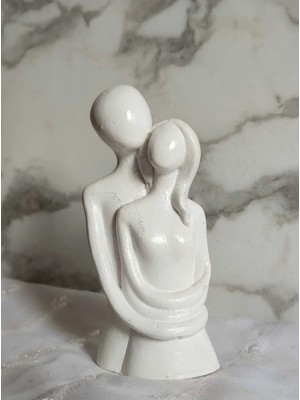 Bernami Dekoratif Pinterest Özel Tasarım Beton Sarılan Çift Sevgili Dekoratif Şık Hediyelik Obje Ev Dekorasyon Biblo