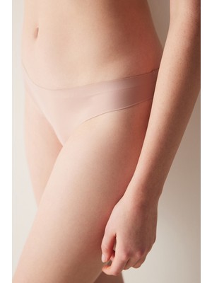 Penti #izbırakmaz Invisible Laser Cut Gül Kurusu Tanga Külot