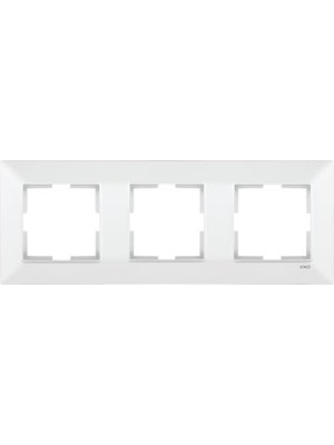 Karokstore 90979003 Merıdıan Beyaz Üçlü Çerçeve