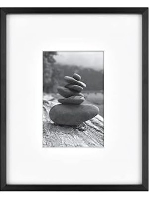 Karokstore Mcs & Co. Foundry Metal Galeri Duvar Çerçevesi, Siyah, 20,3 x 25,4 cm Matlaştırılmış 10,16 x 15,2 cm