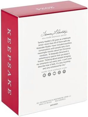 Karokstore Keepsake Süsleme 2024, Pretty 2024 Fotoğraf Çerçevesi, Porselen, Evcil Hayvan Hediyeleri