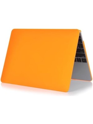 Karokstore Pro 15 Inç Kılıf A1707 A1990 Uyumlu – Mat Sert Hard Shell Tpu Kapak, Darbe ve Çizilme Koruma, Ince & Hafif Tasarım Turuncu