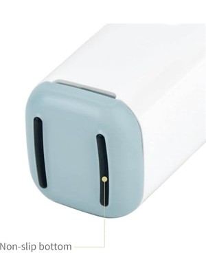 Karokstore Diş Fırçası Tutucu, Ayrılabilir Diş Fırçası Organizatörü, Ayarlanabilir Bölmeli, Kaymaz Elektrikli Diş Fırçası Tutucu, Çoklu Yuvalı Diş Macunu Tutucu, Banyo Için (Küçük Boy)