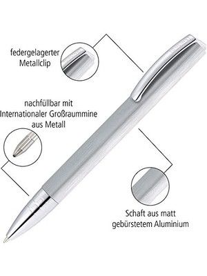 Karokstore Online Döndürmeli Tükenmez Kalem Vision Smokey Rose Internat. Büyük Hacimli Uç Çizgi Kalınlığı M (Orta), Yazı Rengi Siyah, Tükenmez Kalem Yüksek Kaliteli Hediye Kutusunda | Renk: Pembe Altın, 36113