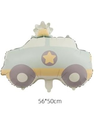 Karokstore Retro Arabası Folyo Balon 56-50 cm