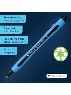 Karokstore Slıder Memo Tükenmez Kalem 6-Lı Poşet