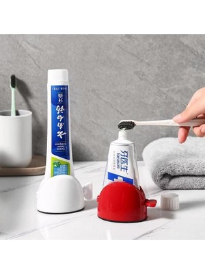 Karokstore Diş Macunu Sıkacağı Çevirmeli 1 Adet Beyaz