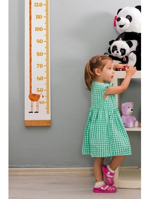 Karokstore Arkadaşım Boy Ölçme Cetveli - Asılabilir Boy Ölçer - Duvara Monte Bebek Boy Ölçer