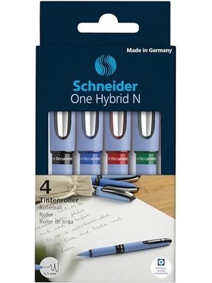 Karokstore One N Iğne Uçlu Roller Kalem 0,5 mm 4'lü Poşet