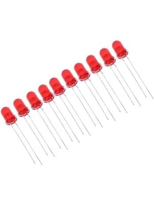 Karokstore 5 mm Kırmızı LED Paketi - 10 Adet