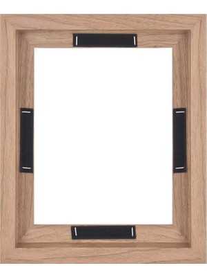 Karokstore Mcs Yüzen Kanvas Çerçeve, Yapışkanlı Bağlantı Elemanları ve Asma Donanımlı Kanvas Tablolar Için Sanat Çerçeveleri, Ceviz Ağaç, 20 x 25 cm