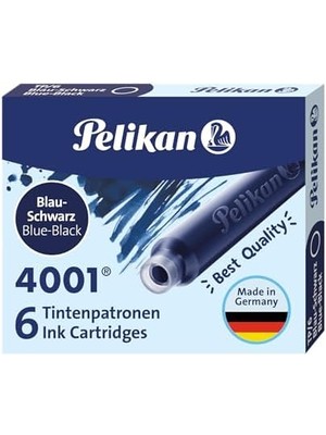 Karokstore TP6X Dolma Kalem Kartuşu Mavi Siyah TP6XMS