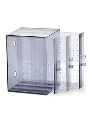 Karokstore 3 Çekmeceli Şeffaf Makyaj Organizeri Set Takı Kutusu Düzenleyici (Şeffaf Askılı 3 Bölmeli)