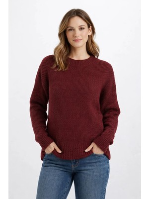 Modaplaza Kadın Bisiklet Yaka Kazak ZT01