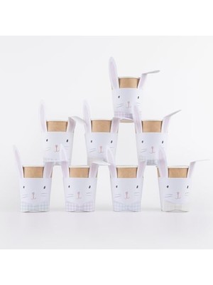 Karokstore - Uzun Kulak Tavşan Bardaklar (8'li)