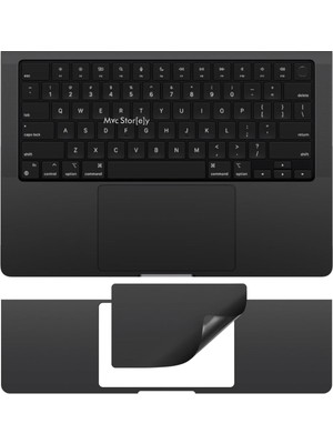 Karokstore Pro 16.2 Inç Touchpad Trackpad Koruyucu Uyumlu M1 M2 M3 M4 Mat Ultra Ince Çizilme Önleyici Siyah