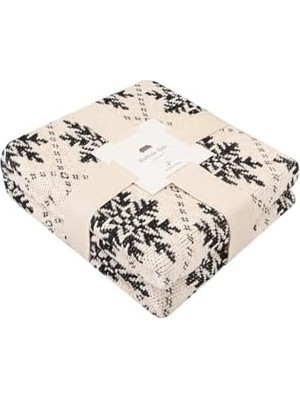 Karokstore Snowflake Koltuk Şalı 125X150CM
