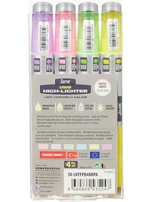 Karokstore Likit Fosforlu Kalem Krs Pastel Pet Bls 4l