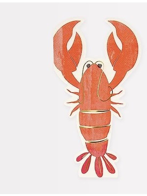 Karokstore - Lobster Napkins - Istakoz Peçeteler - 16'lı