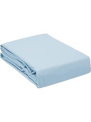 Karokstore Basic DÜZ%100 Pamuk Nevresim, Mavi, Çift Kişilik