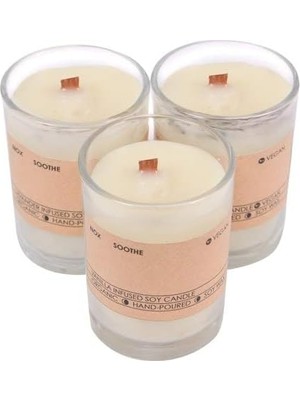 Karokstore Portakal Kokulu Doğal Soya Mumları 3'lü Set