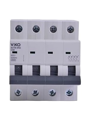 Karokstore 4VTB-4C32 Otomatik Sigorta 4,5ka C Tipi 4 Kutup 32A