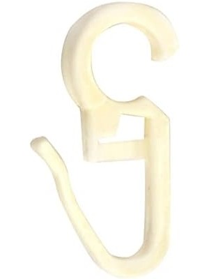 Karokstore Rustik Perde Klipsi 50 Adet Krem Rengi