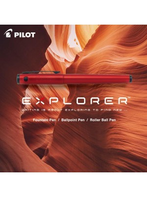 Karokstore Pılot Explorer Roller Kalem, Mat Siyah, M
