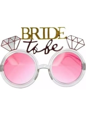 Karokstore Parti Gözlülüğü Bride To Be Gümüş Pembe