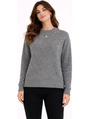 Modaplaza Kadın Bisiklet Yaka Kazak 7035