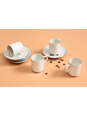 Karokstore Altın Yaldız Kahve Takımı 12 Parça