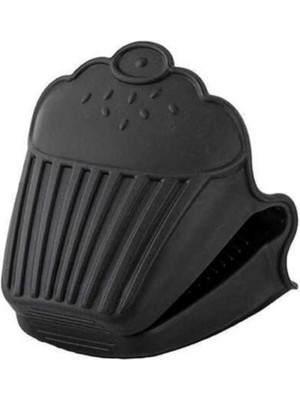 Silikon Isıya Dayanıklı Tutacak – Siyah