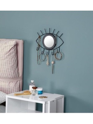 Karokstore Life Siyah Metal Ayna Anahtar Takı Düzenleyici MIT1002