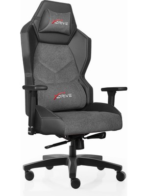 Xdrive Kasırga Kumaş Profesyonel Koltuğu Gri/siyah