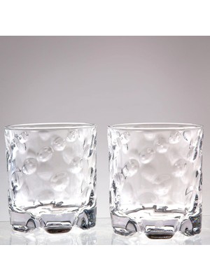 Jumbo Glory 2'li Dalgalı Viski Bardağı 250 ml