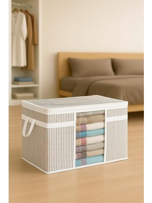 Pazar Kapısı Pencereli Yastık Kazak Hurç Organizer Düzenleyici (45 x 40 x 30)